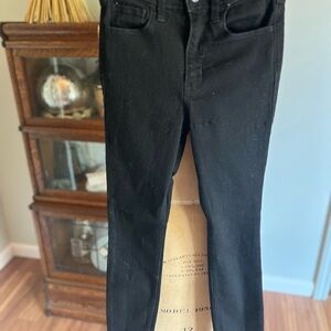 Hollister girls black denim jeans